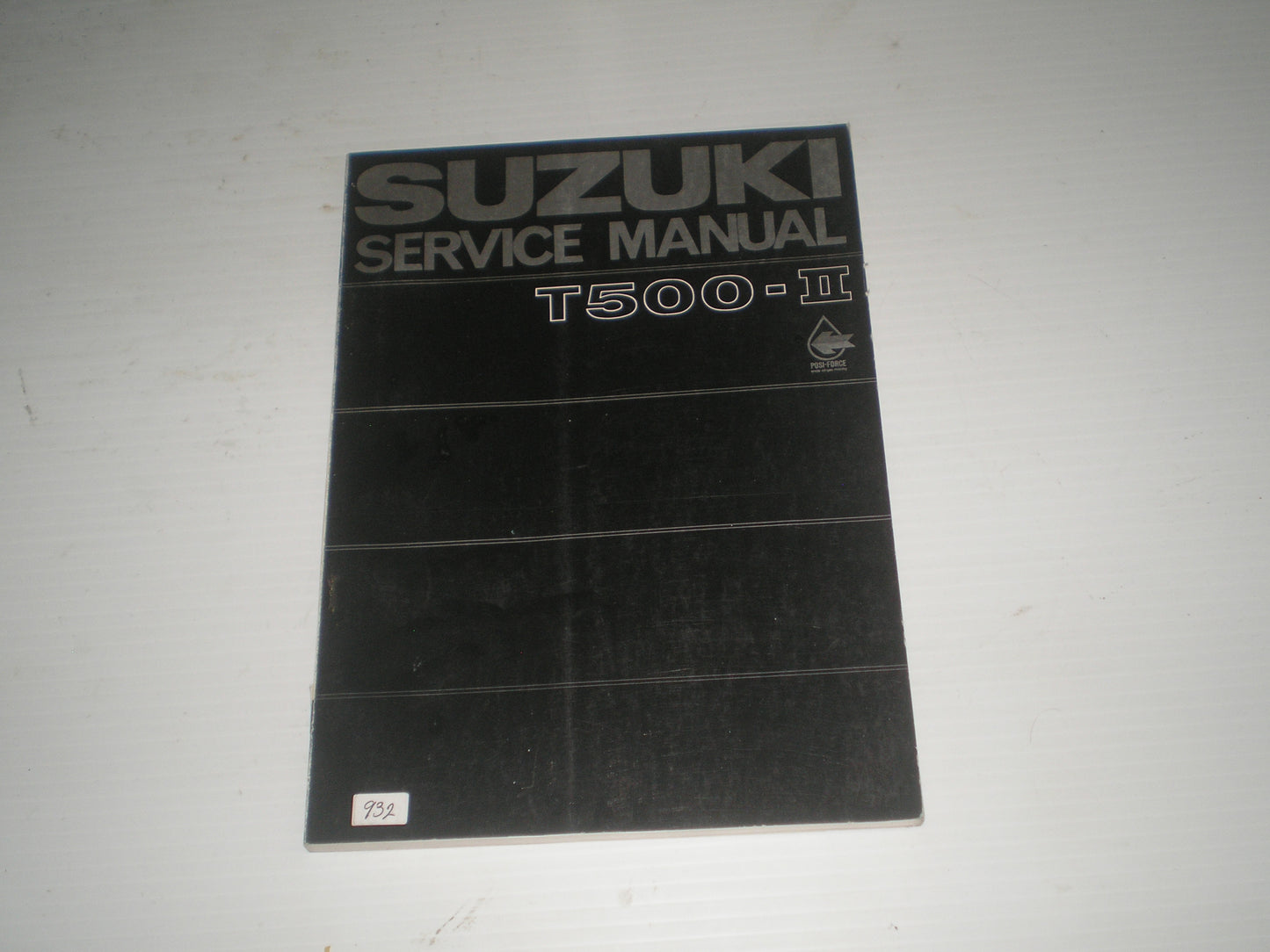 SUZUKI T500 -II  T500-II  T500-2  1969  Service Manual  SR-1500  #932