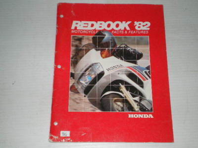 HONDA 1982 Facts & Features for 60 Honda Models Information Book #926