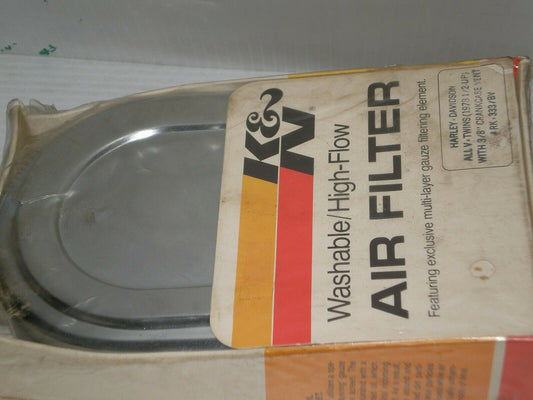 Harley Davidson BT ( Big Twin ) K&N Air Filter Assembly RK-333/BV
