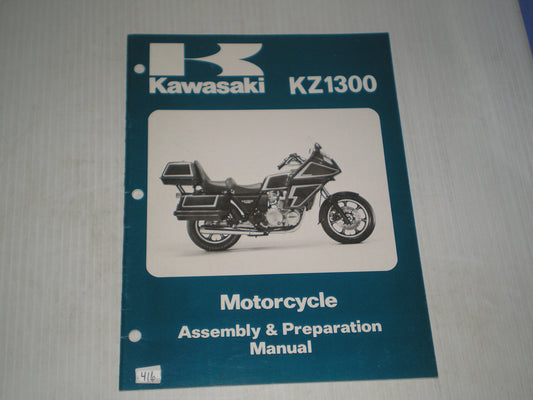 KAWASAKI KZ1300 1980 Assembly & Preparation Manual  99931-1041-01  #416