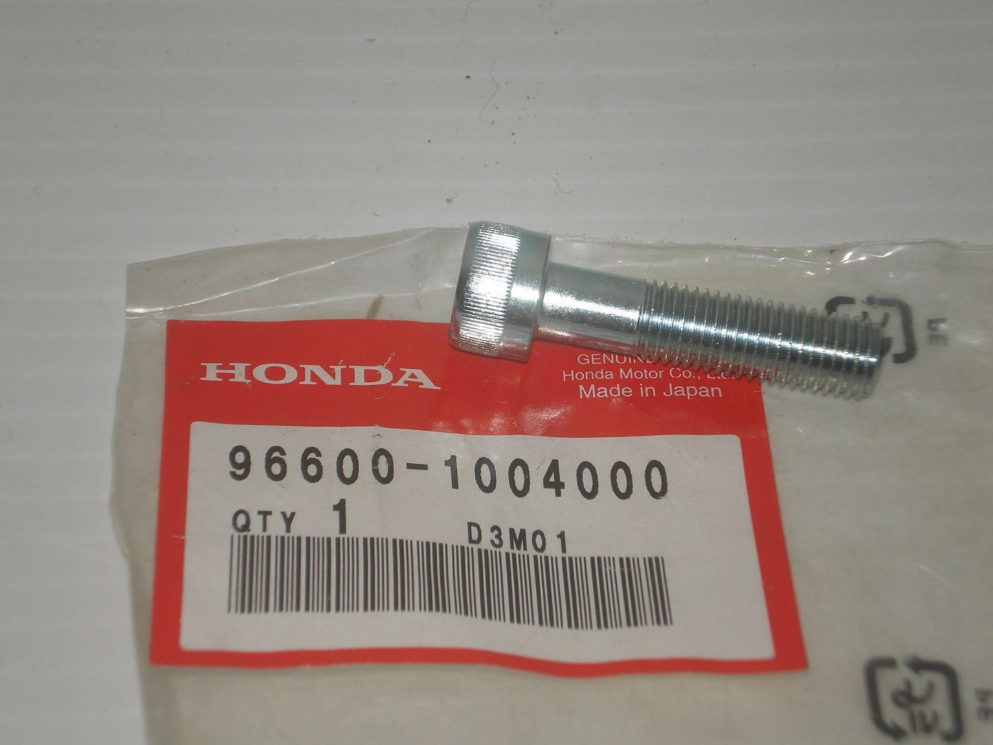 HONDA VTX1300 VTX1800 Grab Rail Fitting Allen Bolt 96600-10040