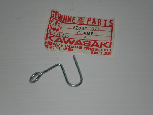 KAWASAKI Vintage Motorcycle Cable or Harness Clamp 92037-1071