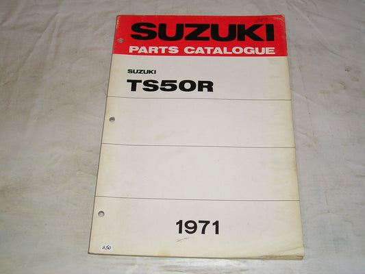 SUZUKI TS50 R  1971  Factory Parts Catalogue  #250