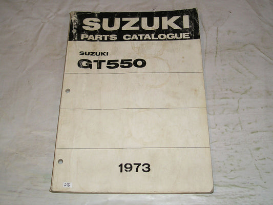 SUZUKI GT550 J K  1973  Factory Parts Catalogue  #276