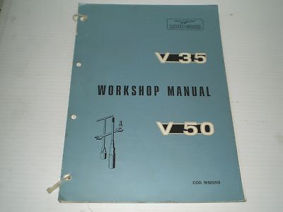 MOTO GUZZI V35 & V50  Workshop / Service Manual  #E96