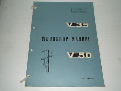 MOTO GUZZI V35 & V50 Workshop / Service Manual #E96