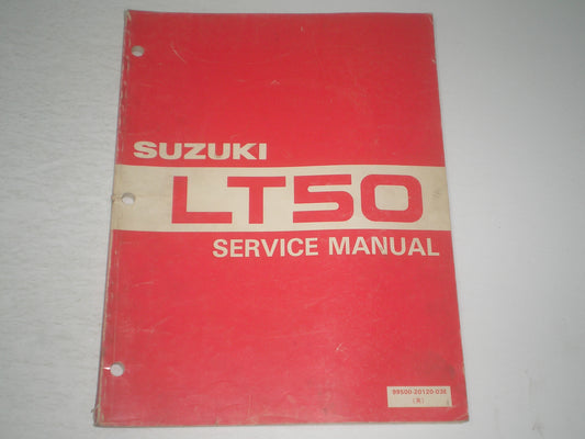 SUZUKI LT50 1984  Service Manual  99500-20120-03E  #1894