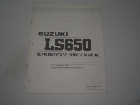SUZUKI LS650 T 1996 Service Manual Supplement 99501-36080-01E #1973
