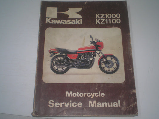 KAWASAKI GPz1000 GPz1100 KZ1000 KZ1100  Factory Service Manual  99924-1026-02  #1142