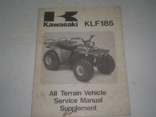 KAWASAKI KLF185  A1A A2 1985 1986  Service Manual Supplement  99924-1076-51  #1264