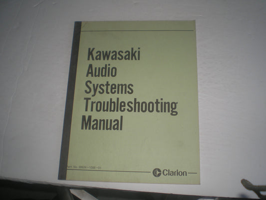 KAWASAKI Clarion Audio Systems   Troubleshooting Manual  99924-1088-01  #1330