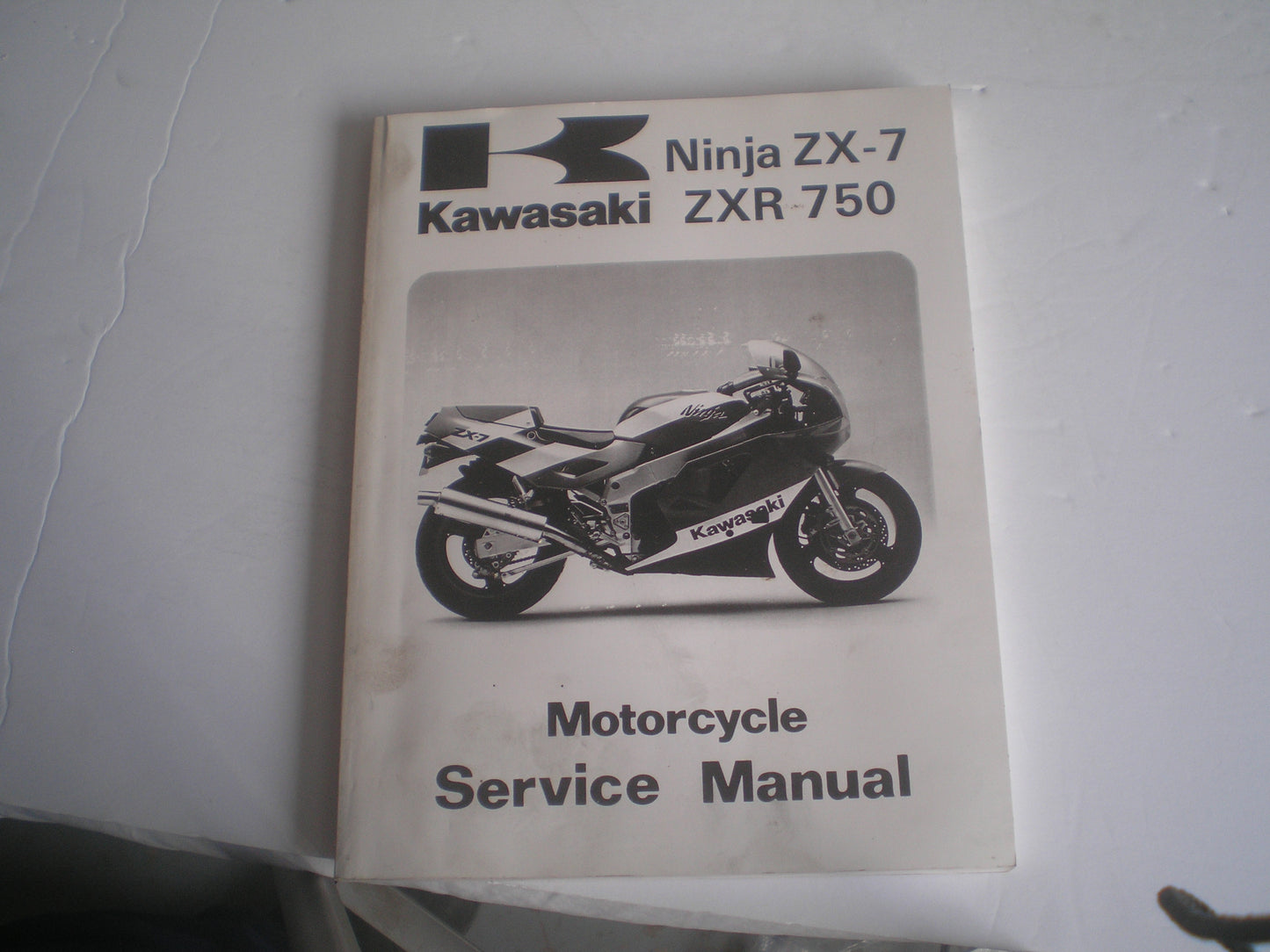 KAWASAKI ZX750 H1  Ninja ZX-7  ZXR750  1989  Service Manual  99924-1112-01  #1378