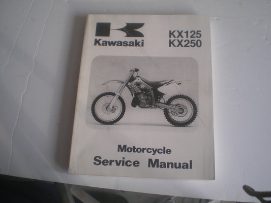 KAWASAKI KX125 KX250  1994-1998  Service Manual  99924-1168-04  #1310