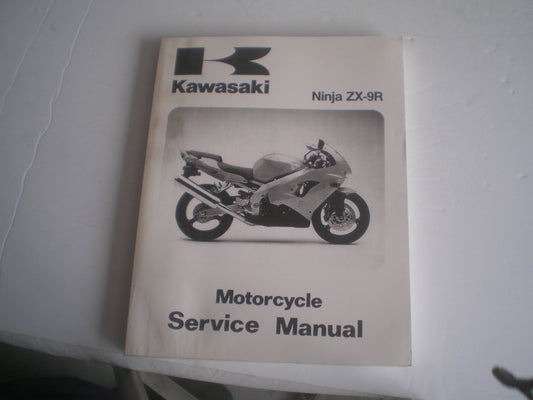 KAWASAKI ZX-9R Ninja  ZX900 1998-1999  Service Manual  99924-1225-02  #1444