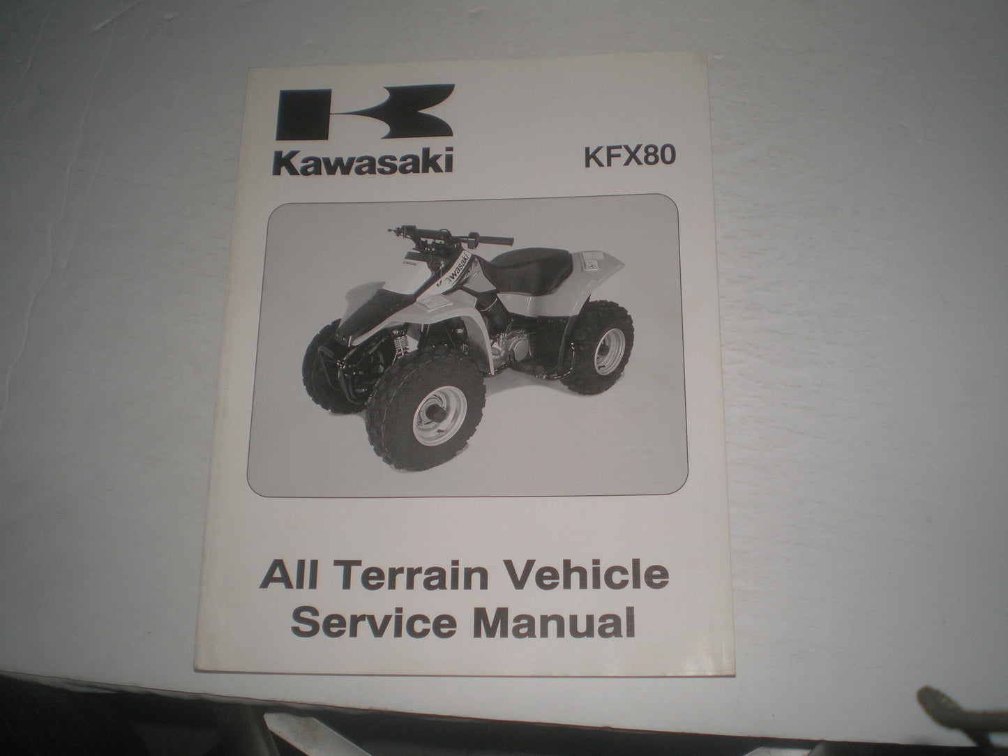KAWASAKI KSF80 A1  KFX80  2003  Service Manual  99924-1296-01  #1372