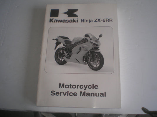 KAWASAKI ZX-6  Ninja  ZX-6RR  ZX600 N1  2005  Service Manual  99924-1346-01  #1385