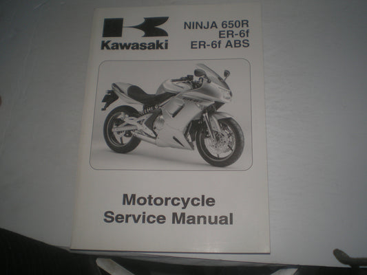 KAWASAKI EX650 A6F B6F Ninja 650R ER-6f ER-6f ABS 2006 Service Manual 99924-1361-01 #1680