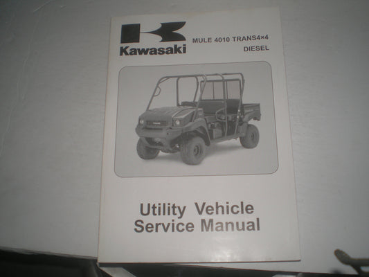 KAWASAKI KAF950 G9F Mule 4010 Trans 4x4 Diesel 2009 Service Manual 99924-1409-01 #1371