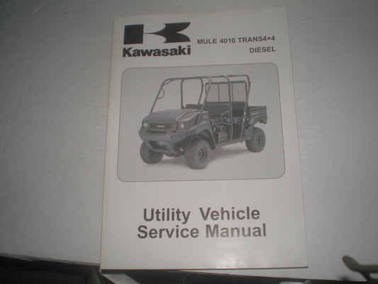 KAWASAKI KAF950 G9F  Mule 4010 Trans 4x4 Diesel  2009  Service Manual  99924-1409-01  #1371