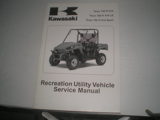KAWASAKI KRF750  Teryz 750 FI  4x4  LE  Sport 2010  Service Manual  99924-1434-01  #1293