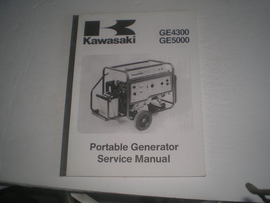 KAWASAKI GE4300 GE5000 1994 Portable Generator Service Manual 99924-2040-01 #1345