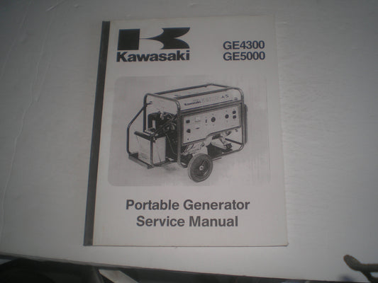 KAWASAKI GE4300  GE5000  1994  Portable Generator Service Manual  99924-2040-01  #1345