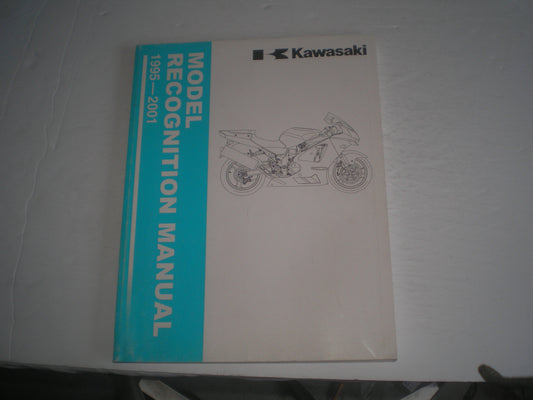 KAWASAKI 1995-2001 Model Recognition Manual  99930-1007-01  #1381