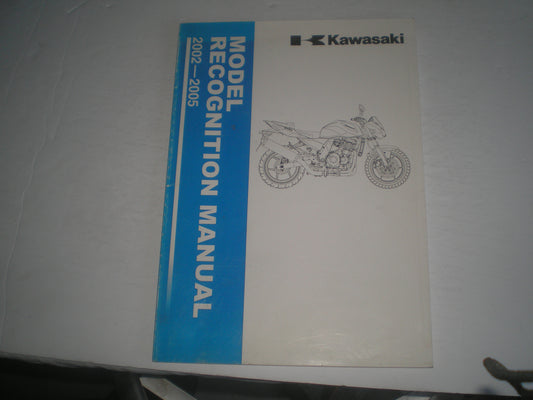 KAWASAKI 2002-2005 Model Recognition Manual 99930-1008-01 #1340