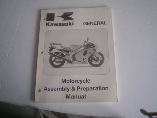 KAWASAKI General  Motorcycle Assembly & Preparation Manual  99931-1311-01  #1377