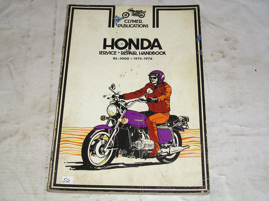 HONDA GL1000 1975-1976  Clymer Service Manual M340  #521