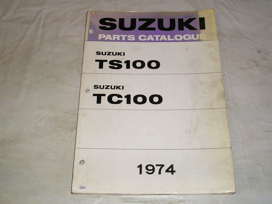 SUZUKI TC100 TS100 K L 1974 Parts Catalogue #260