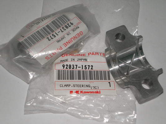 KAWASAKI KLF185 KLF300 KSF250 Steering Shaft Clamps 92037-1572