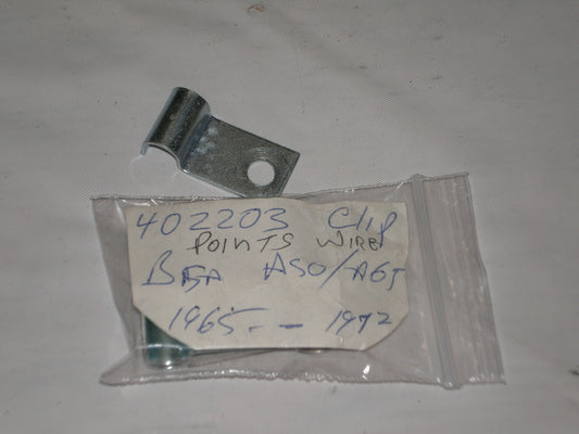 BSA A50 A65 1965 - 1972 Points Wire  Holding Clip 402203