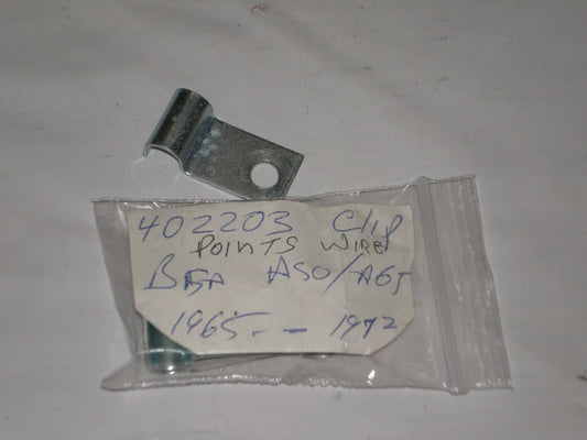 BSA A50 A65 1965 - 1972 Points Wire Holding Clip 402203