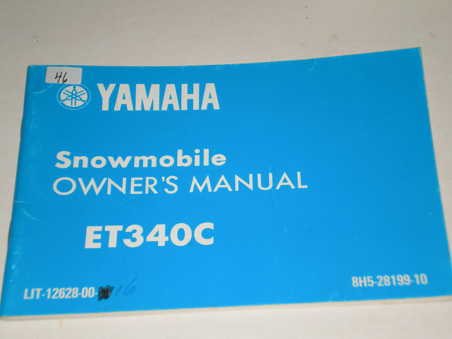 YAMAHA ET340 C Snowmobile Owner's Manual 8H5-28199-10  LIT-12628-00-15