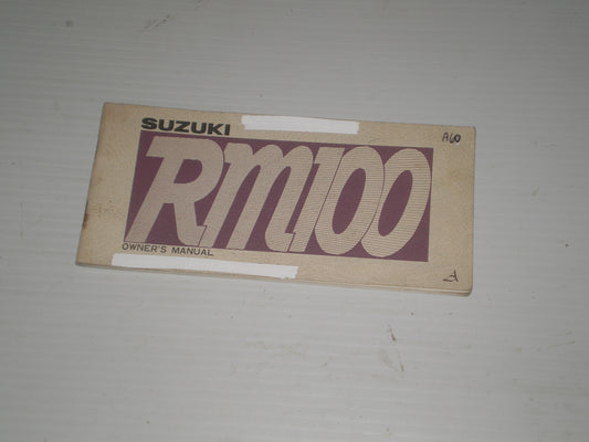 SUZUKI RM100 A 1976  Owner's Manual  99011-28622  #A60