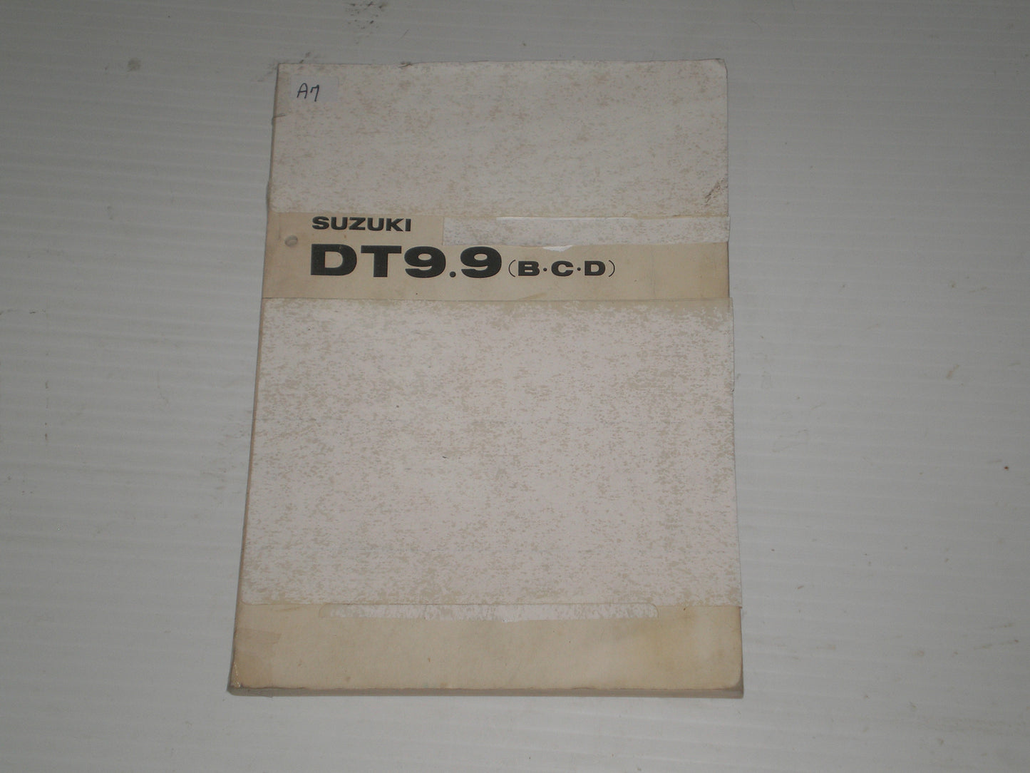 SUZUKI DT9.9  B/C/D  1978  Outbord Motor  Parts Catalogue  99000-92302  #A7