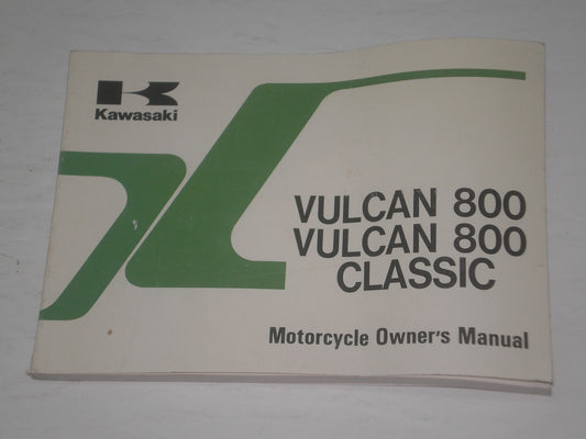 KAWASAKI VN800 A3/B2 1996 Owner's Manual 99920-1830-01 #A174