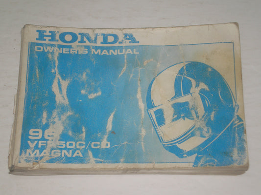 HONDA VF750C T  VF750CD T  Magna  1996  Owner's Manual  00X31-MZ5-6200  31MZ5620  #A181