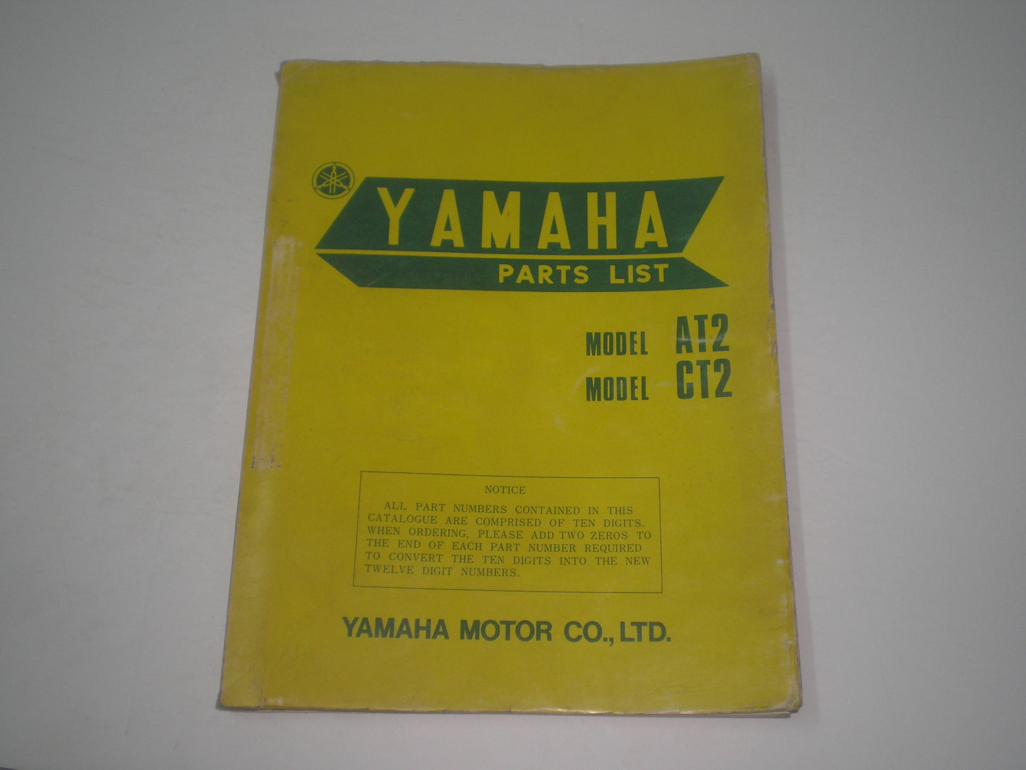 YAMAHA AT2 / AT2 M / CT2 1972   ATMX  1973  Enduro  Parts List / Catalogue  314-28198-60  #1742