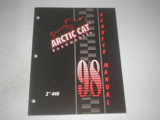 ARCTIC CAT Z440 1998 Service Manual 2255-729 #S139