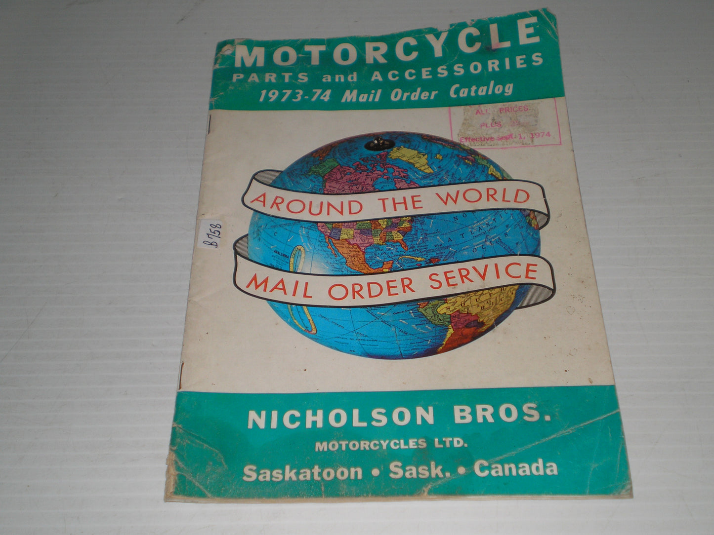 Nicholson Bros. Motorcycles Ltd  1973-1974  Parts & Accessories Catalogue  #E157