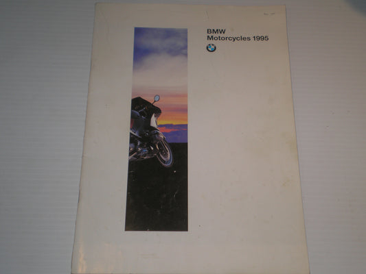 BMW 1995 MOORCYCLES MODEL SALES BROCHURE BOOKLET
