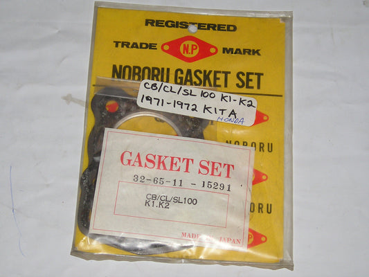 HONDA CB100 CL100 SL100 1971-72 Top End Gasket Set #63
