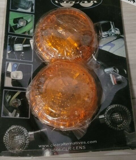 KAWASAKI Cruisers Rear Clear Turn Signals with bulb Set/2 # CTS-0019-R