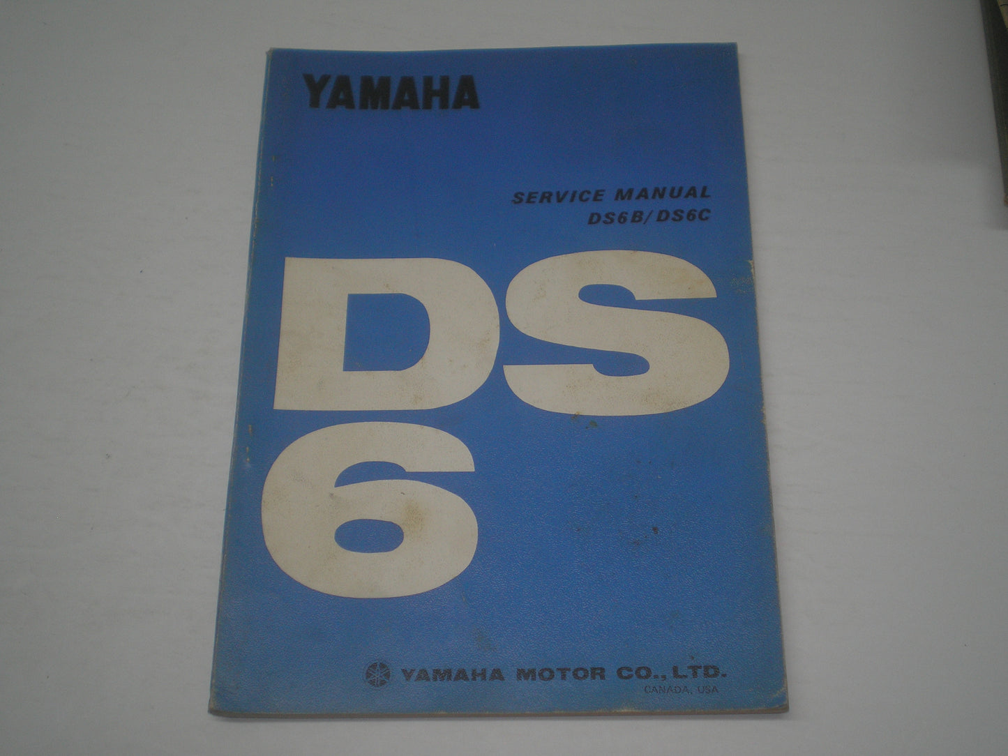 YAMAHA DS6 B C  1969  1970  Service Manual   #1519
