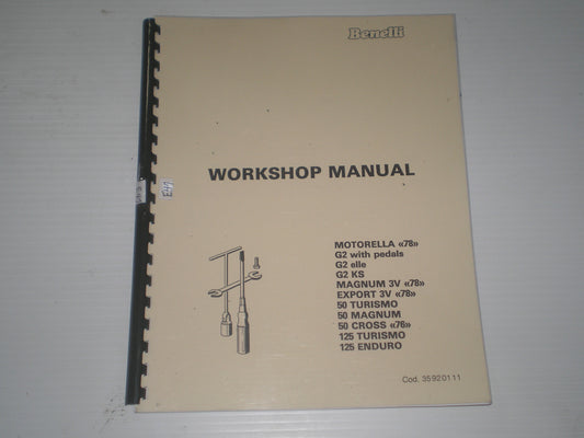 BENELLI Workshop / Service Manual 35920111 #E47