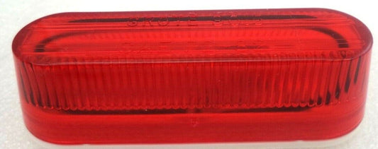 GroteLite Red Thin-Line Single-Bulb Clearance / Marker Lamp Lens # 45252 / 90152 / 265 / 9015