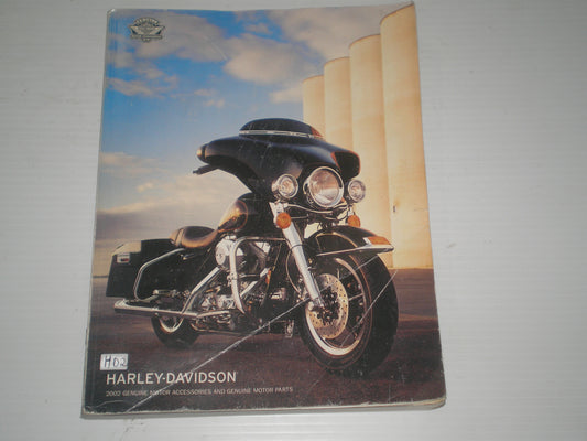 HARLEY-DAVIDSON 2002 Genuine Motor Accessories & Genuine Motor Catalog  99557-02VN  #HD2
