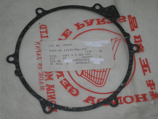 HONDA  VF1000  Magna / Saber  L/H Crankcase Cover Gasket  11636-MB4-000 / 11636-MB4-306